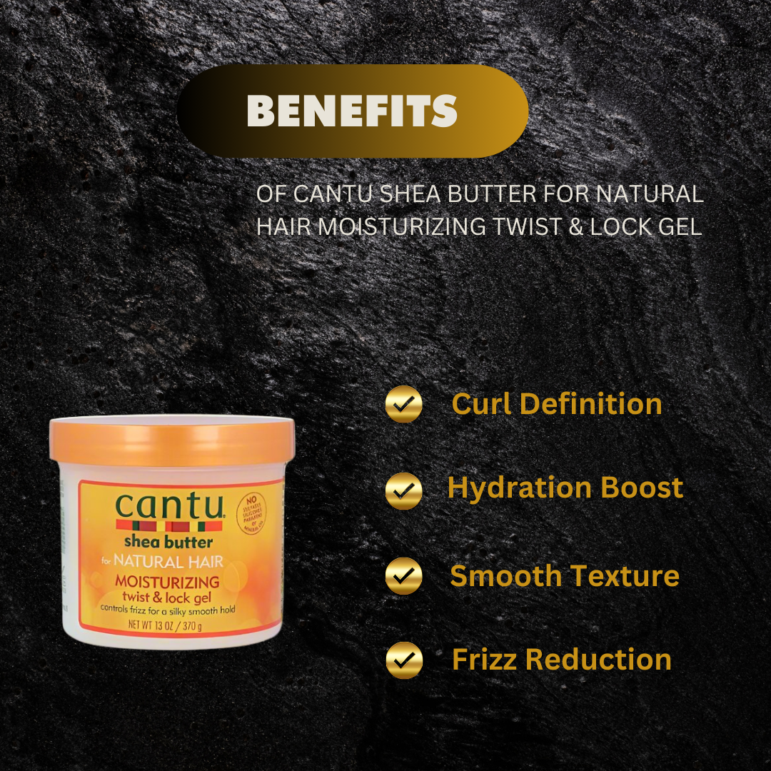 Cantu Shea Butter: Moisturizing Twist & Lock Gel – usbeautybazaar Cantu Shea Butter: Moisturizing Twist & Lock Gel – usbeautybazaar