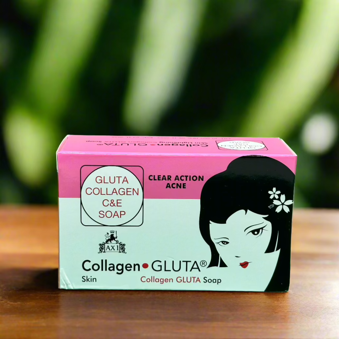 Collagen Gluta Soap Glow & Smoothness, 135g usbeautybazaar Collagen Gluta Soap Glow & Smoothness, 135g usbeautybazaar