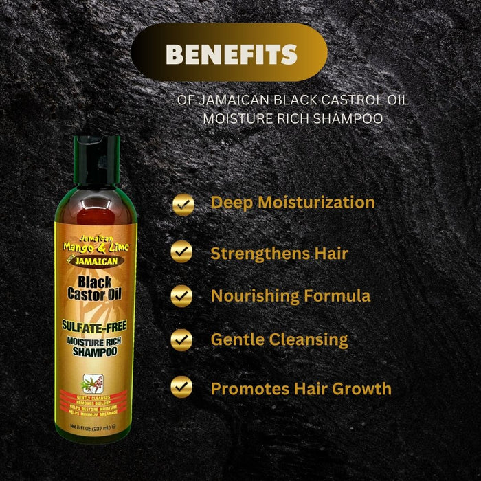 Jamaican Black Castrol Oil Moisture Rich Shampoo 237ml
