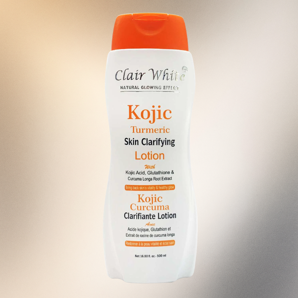 Clair White Kojic Turmeric Lotion Natural Glowing Effect 16.8 oz