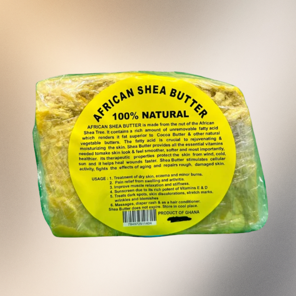 African Shea Butter 100% Natural (Yellow) 3-4 Lbs