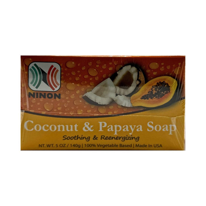 Ninon Coconut & Papaya Soap Soothing & Reenergizing 5oz