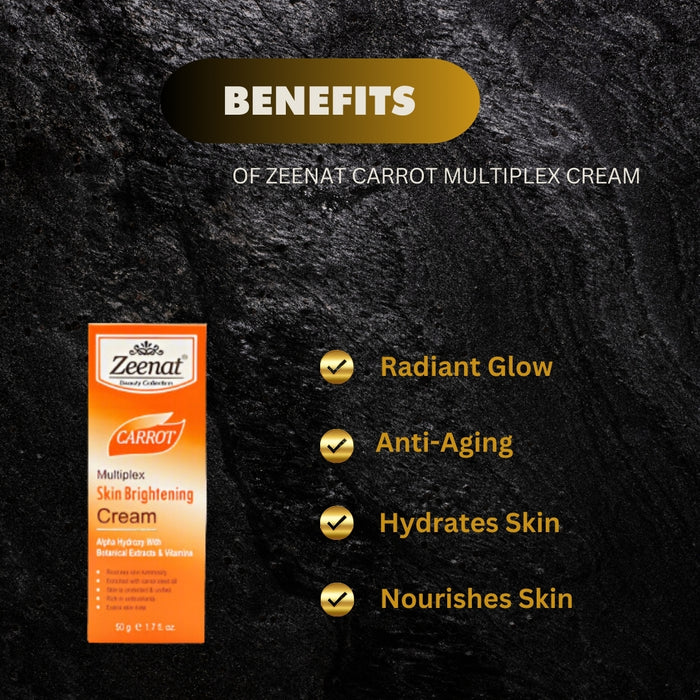 Zeenat Carrot Multiplex Cream 50 ml/1.7 oz