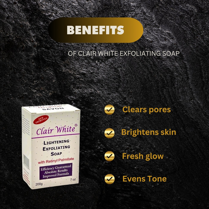 Clair White Exfoliating Soap 7 oz