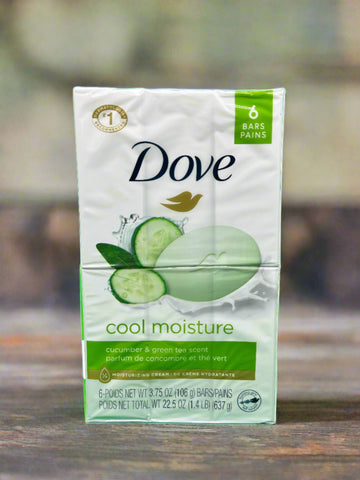 Dove Cool Moisture Bar (Pack of 6) 22.5 oz