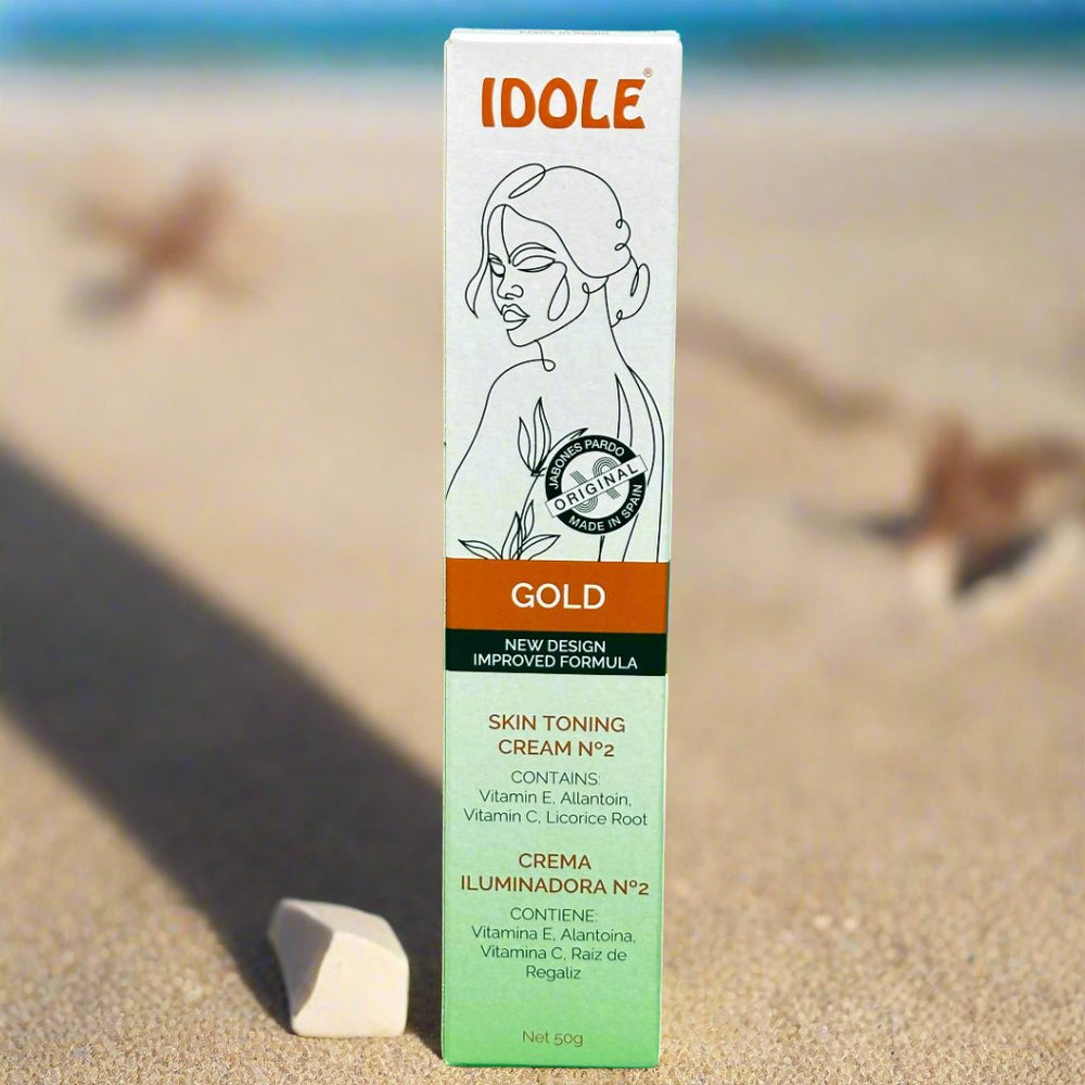 Expiring 09-2026 Idole Gold Skin Toning Cream 50g