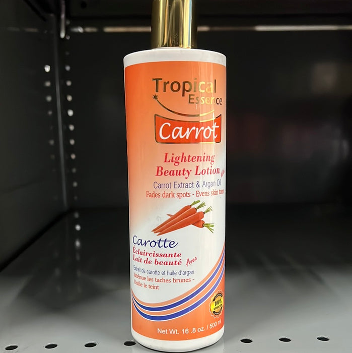 Tropical Essence beauty lotion with carrot 16.8 oz