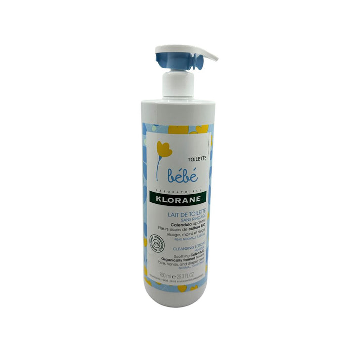 Klorane Bébé Calendula No Rinse Cleansing Milk for Normal and Dry Skin 750ml