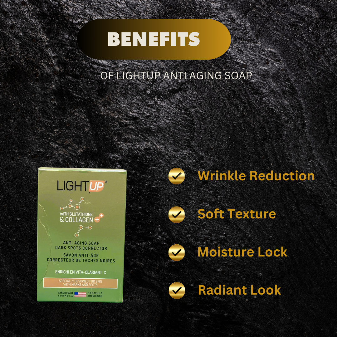 LIGHTUP Anti Aging Soap 200g – usbeautybazaar LIGHTUP Anti Aging Soap 200g – usbeautybazaar