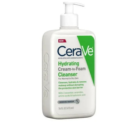 CeraVE Hydrating Cream to Foam Cleanser 16 Oz