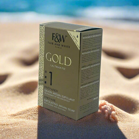 Fair & White Gold #1 Exfoliating Soap with Argan 200g Clearence