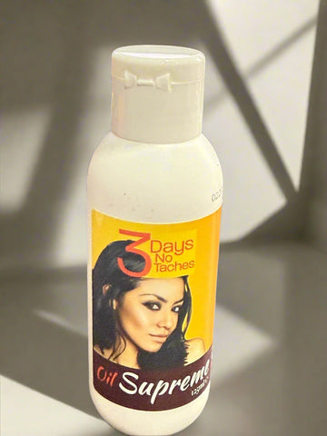 3 Days No Taches Curcuma Oil Supreme (Skin Purifying & Softening Oil).4.2 oz