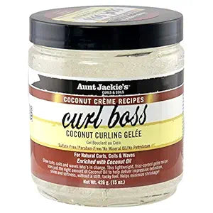 Aunt Jackies Coconut Crème Curl Boss Curling Gelee 15 oz