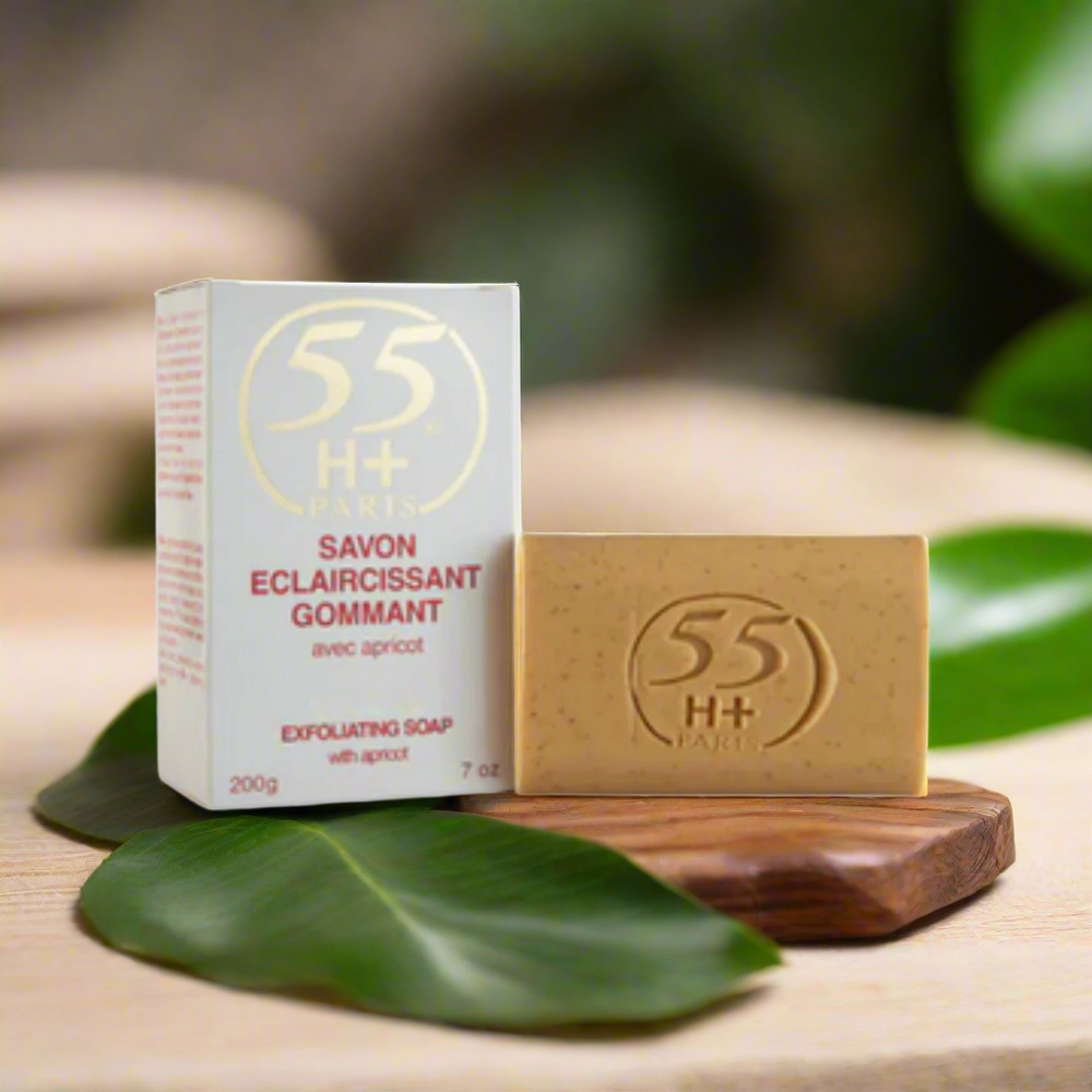 55H+ Paris Exfoliating Soap with Apricot 7 oz