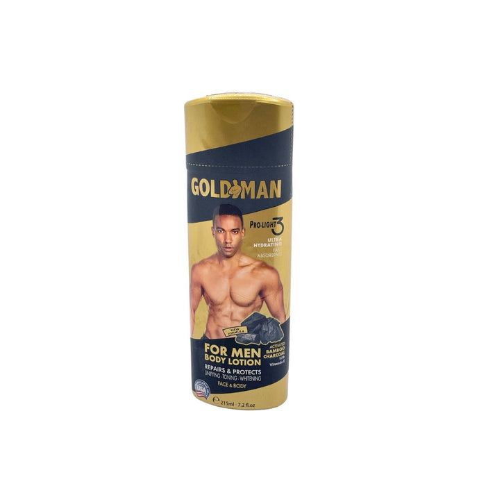 GoldMan Ultra Hydrating For Men Body Lotion Face & Body 215ml (CLEARANCE)