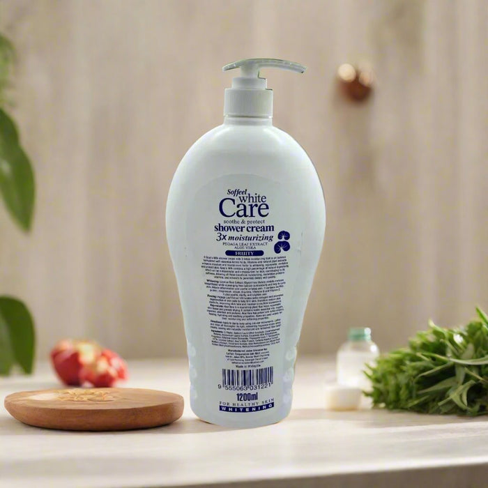 Soffeel white care Goat Milk shower cream 1200ml — usbeautybazaar