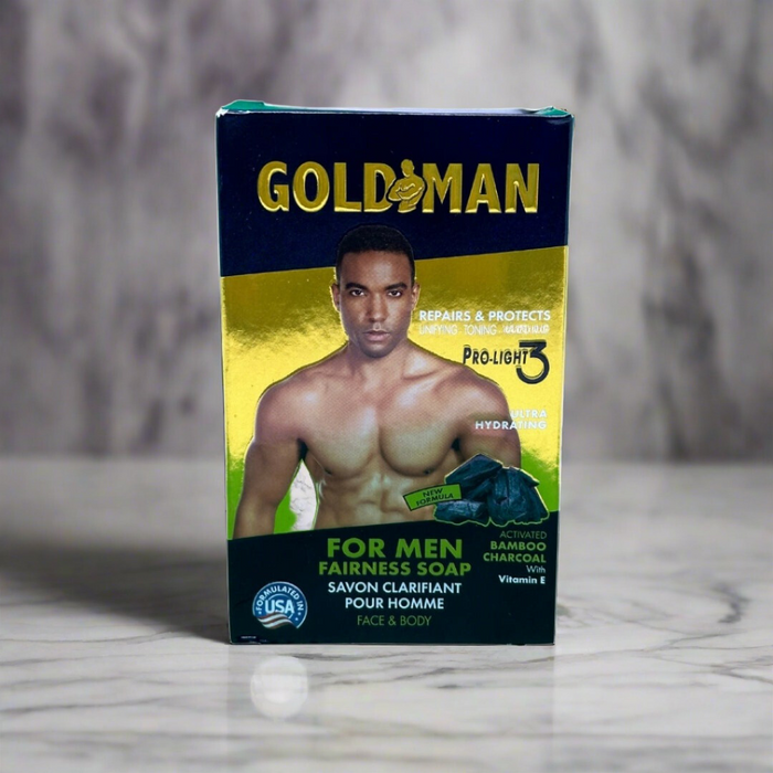 Goldman Fairness Soap Savon Clarifiant Pour Homme 190g