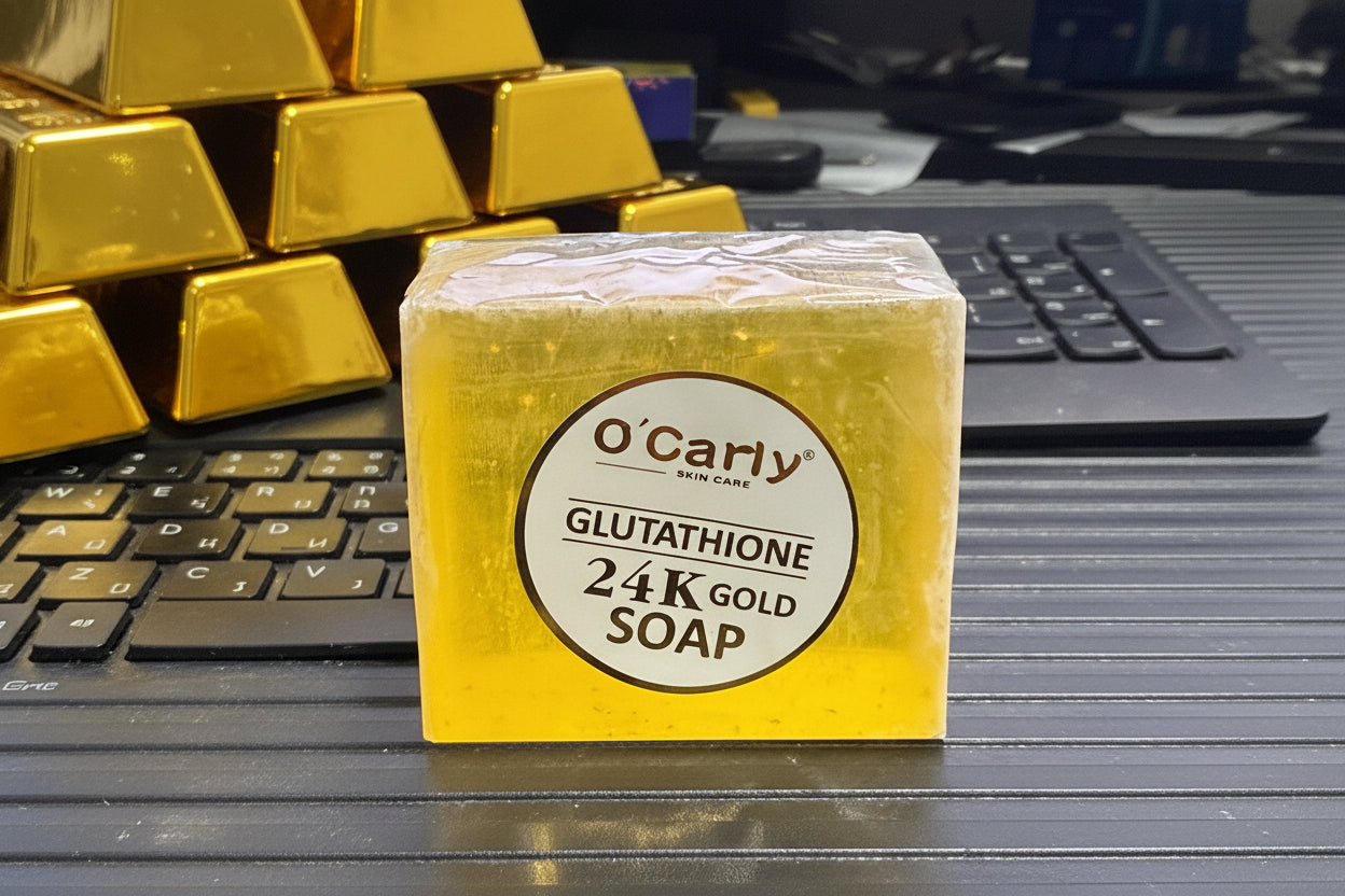 O'Carly 24K Glutathione Soap 200 Grm – usbeautybazaar
