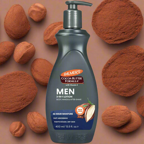 Palmers Cocoa Butter Mens Body & Face Lotion Pump 13.5 oz