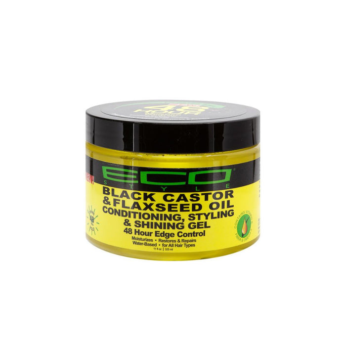 Eco Styler Black Castor And Flaxseed Oil Conditioning Styling And Shining Gel 8 Oz