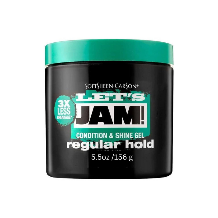 Lets Jam Shining & Conditioning Gel Regular Hold 5.5 oz jar