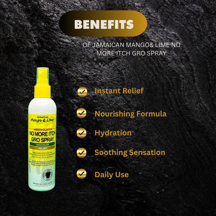 Jamaican Mango& Lime No More Itch Gro Spray 237ml