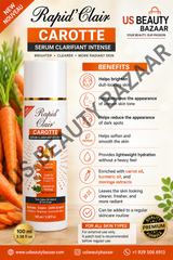 Rapid’ Clair Carotte Serum 3-1  100 ml  ( Enriched with carrot oil, turmeric oil, and moringa extracts )