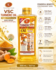 VSC Turmeric Super Whitening Body Oil 500 Ml 7 Days Results