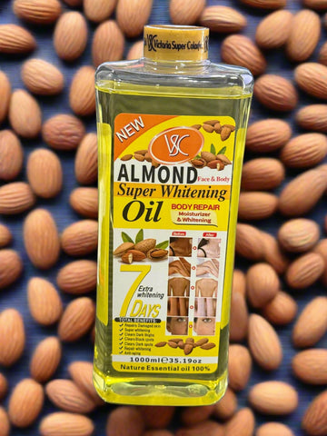 VSC Almond Face & Body Oil Super Whitening 7 Days 1000 Ml 35.19 Oz