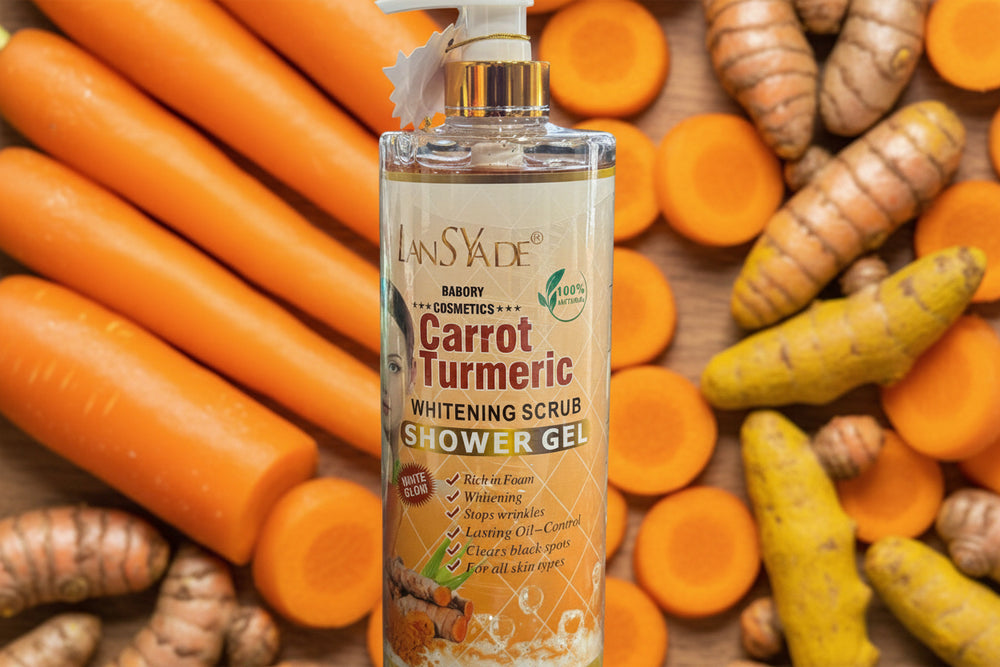 Carrot Turmeric Whitening Scrub Shower Gel 1000 Ml 35.19 Fl/oz