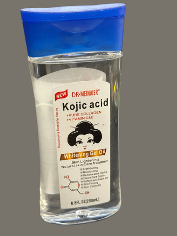 Kojic Acid Pure Collagen Vitamic C & E  Whitening Gel Oil Dr -Meinaier 200 Ml