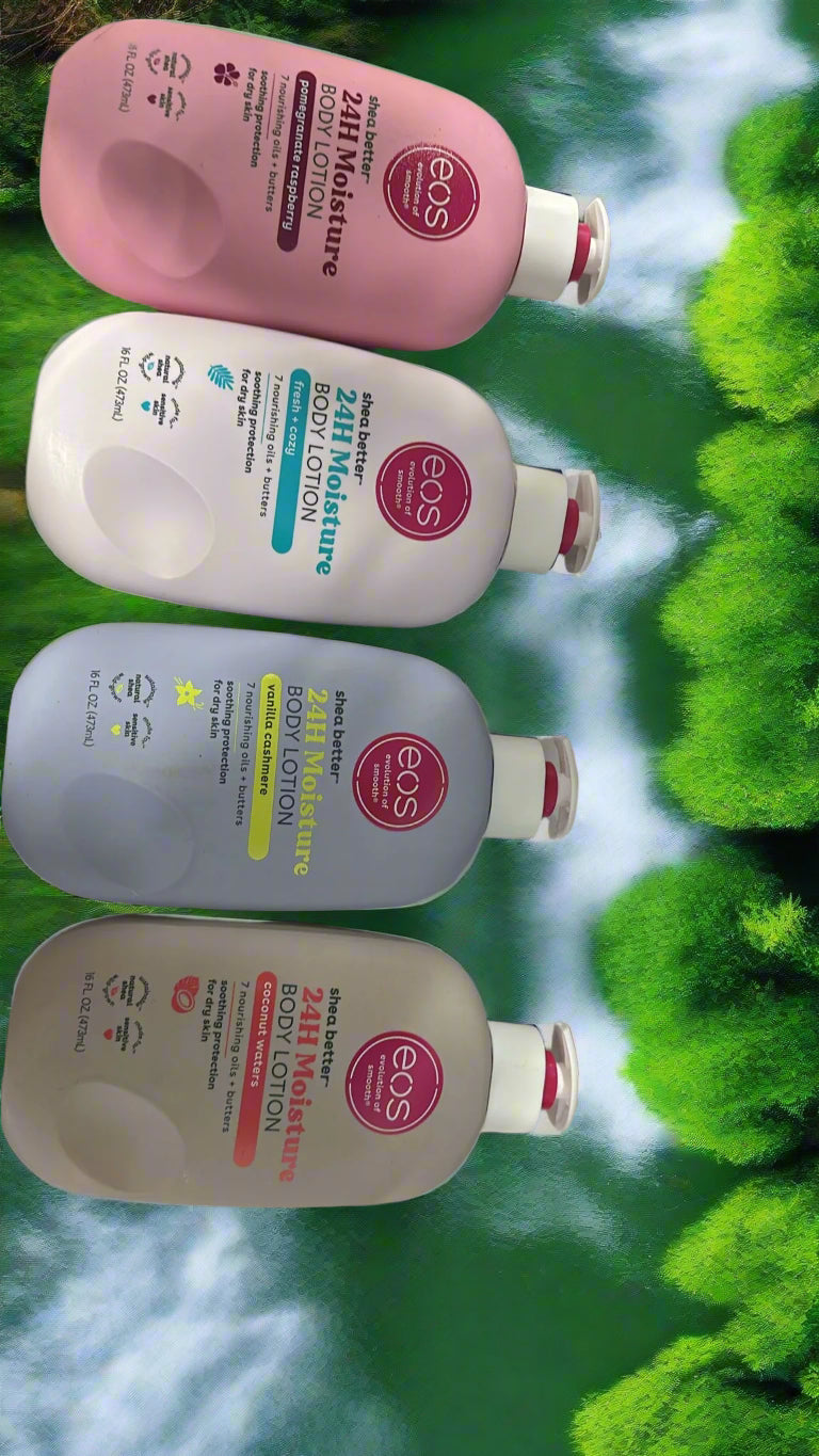 EOS Shea Better Moisture Body Lotion - Pomegranate Raspberry 16 fl oz ...