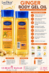 LanSyde Ginger Body Gel Oil 6.8 FL. OZ (200 mL)