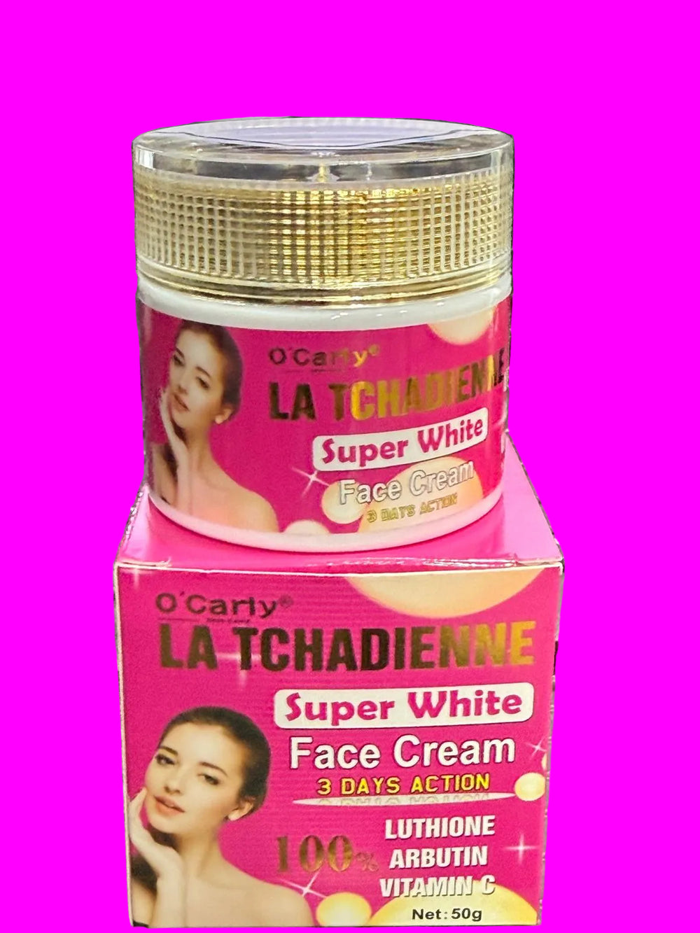 O’Carly La Tchadienne Super White Face Cream Size: 50g
