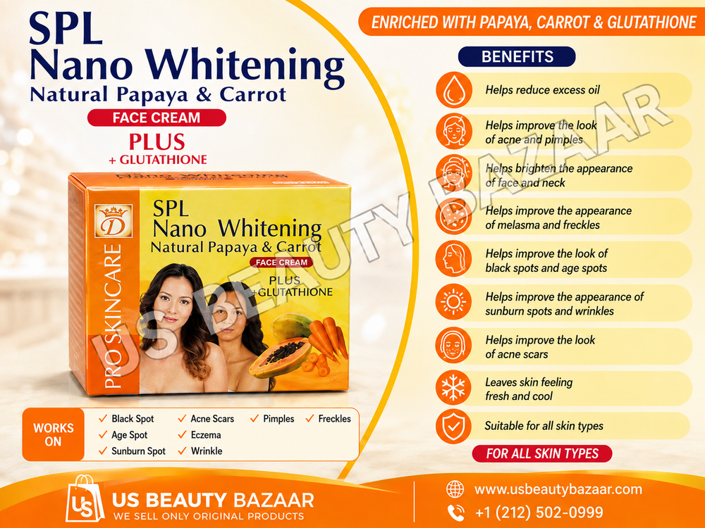 SPL Nano Whitening Natural Papaya & Carrot Face Cream: