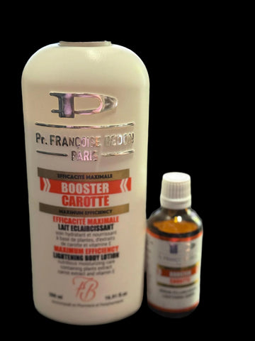 Pr. Francoise Bedon Carrot Booster Body Lotion 16.8 fl oz/500ml  + Booster Serum