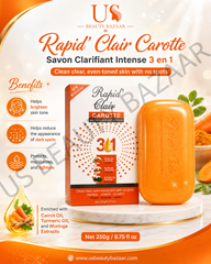 Rapid’ Clair Carotte Soap Net Weight: 250g / 8.75 fl oz