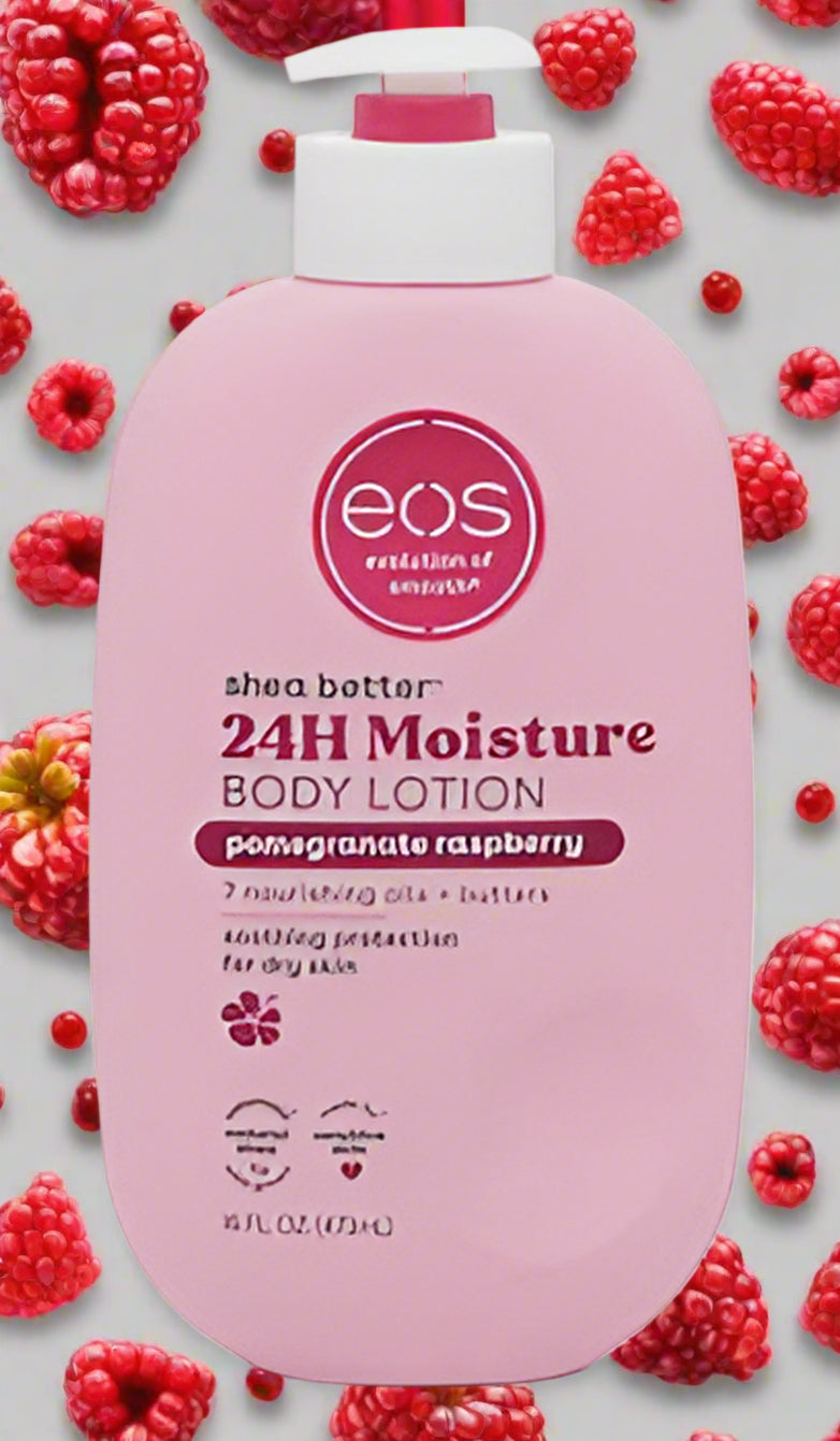 EOS Shea Better Moisture Body Lotion - Pomegranate Raspberry 16 fl oz ...
