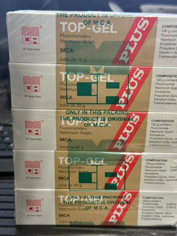 Pack of 10 TopGel Plus Cream 30g