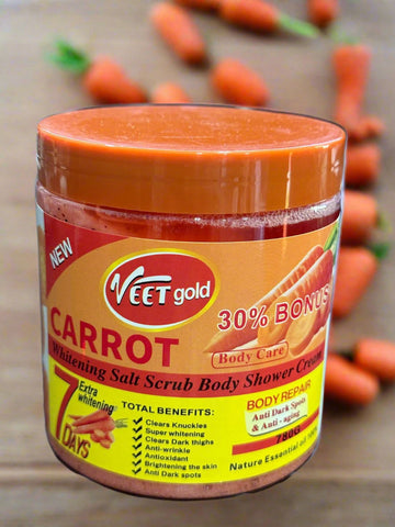 Veet Gold Carrot Body Shower Cream 780 Grm 7 Days Fast Whitening