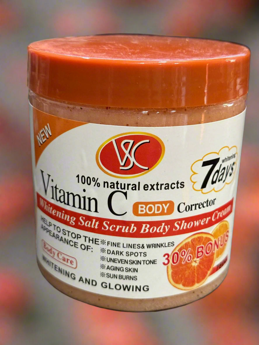 VSC Vitamin C Whitening Salt Scrub Body Shower Cream 780 Grm