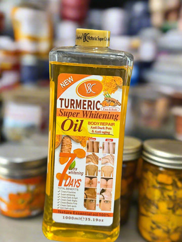 VSC Turmeric Face & Body Oil Super Whitening 7 Days 1000 Ml 35.19 Oz