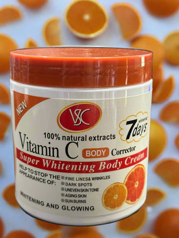 VSC Vitamin C Super Whitening Body Cream 500 Grm 7 Days