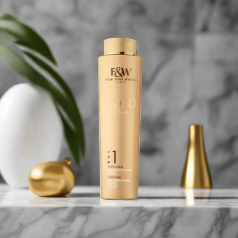 Fair & White Gold #1 AHA  Lotion 11.8 oz/350 ml