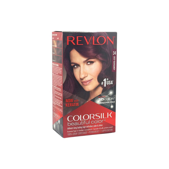 Revlon ColorSilk Hair Color, [34] Deep Burgundy 1