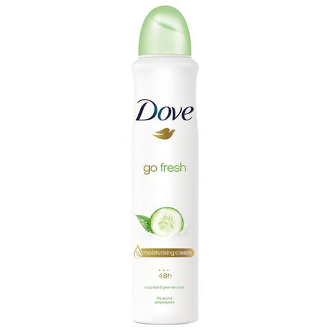 Dove Go Fresh Cucumber Antiperspirant Deodorant Spray 250 ml