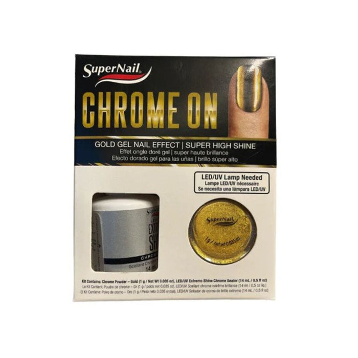 SuperNail Chrome On Gold Color 14 ml/ 0.5 oz
