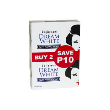 Kojie SAN Dream White Kojic  Anti Ageing Soap 2x65G Bars