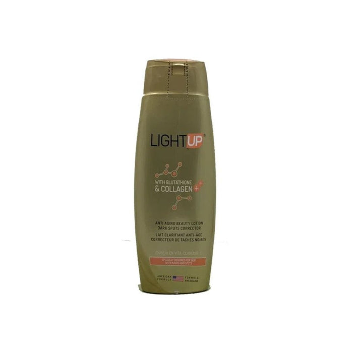 Light up Anti-Ageing Lotion With Glutathione and Collagen 400ml (Gold) Clearance Leaked