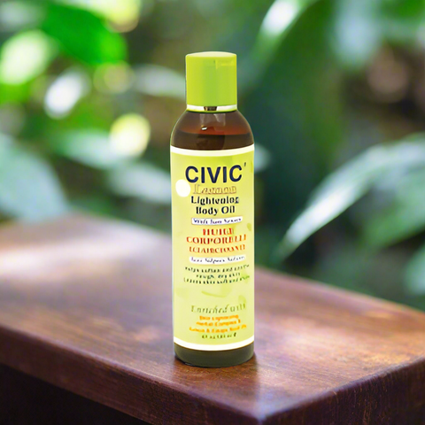 Civic Lemon Body Oil with Sunscreen 6 oz